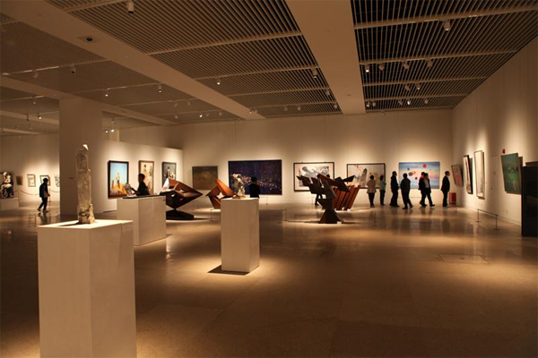 艺术清华展厅实景