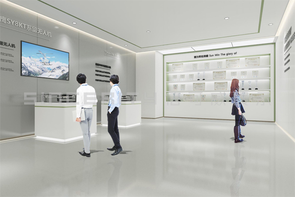 信可威某展厅展示设计效果图