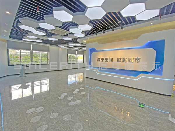 唯绿展厅设计现场图