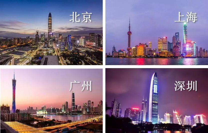 北京上海广州深圳城市