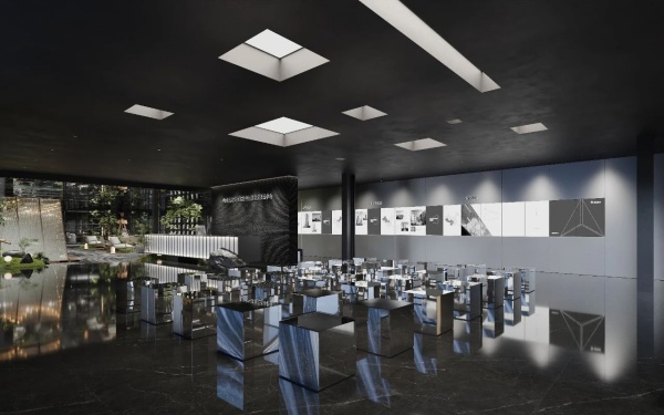 880m²节能科技体验展厅设计案例赏析