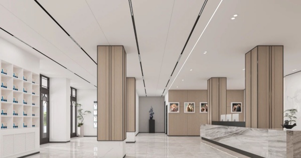 1800㎡口腔医院展厅设计案例展示